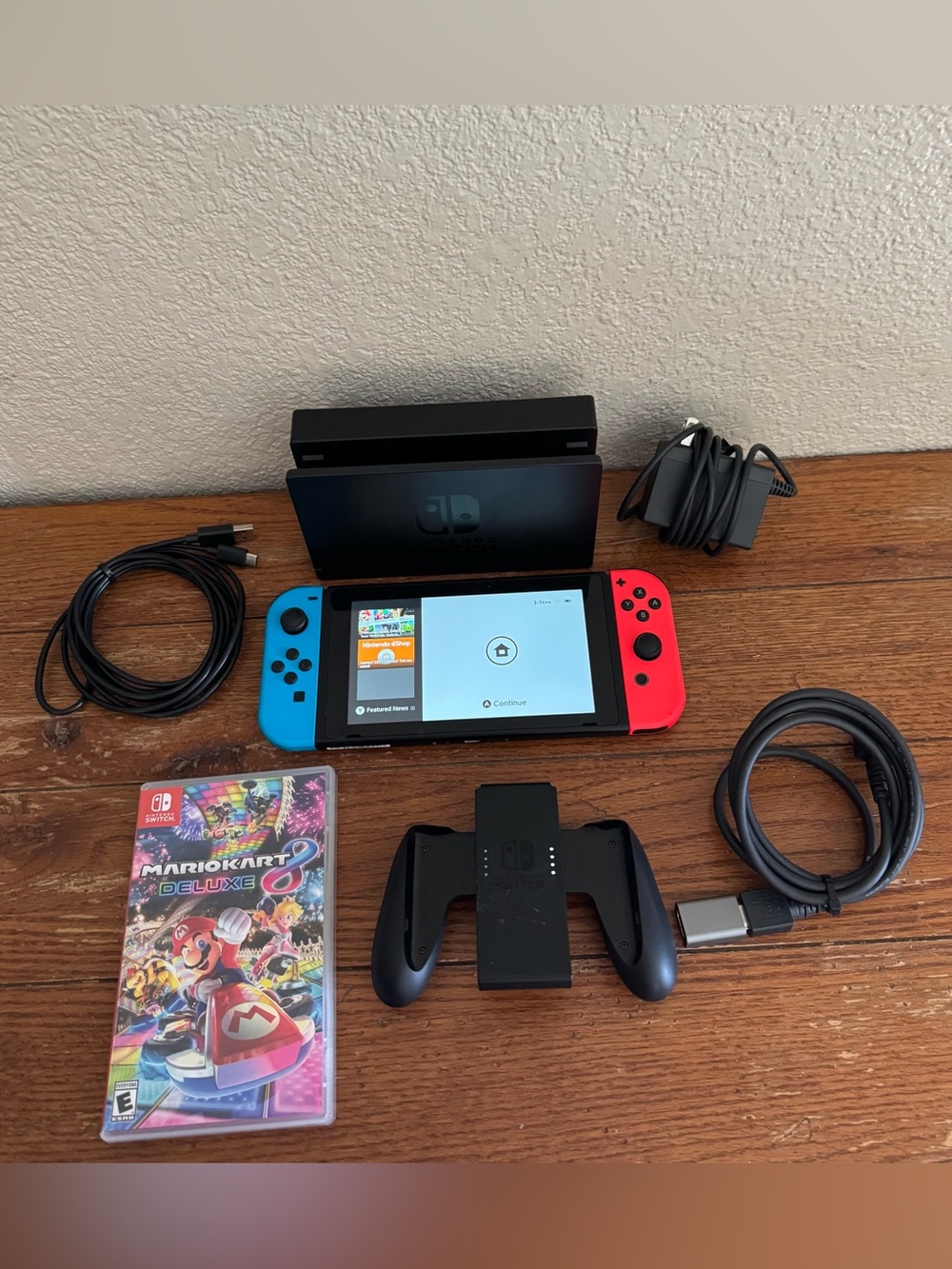 Nintendo Switch Gaming System W/Mario Game & Accessories
